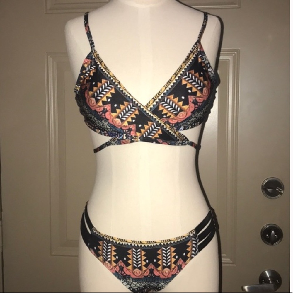 Tribal 2 piece Bikini set - Size M